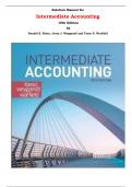 Solution Manual for Intermediate Accounting, 18th Edition, by Donald E. Kieso, Jerry J. Weygandt and Terry D. Warfield. |All Chapters, Complete Q & A, Latest|