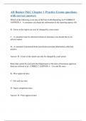 AD Banker P&C Chapter 1 Practice Exams questions with correct answers