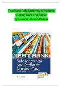 Test Bank Safe Maternity & Pediatric Nursing Care 2nd Edition by Luanne Linnard-Palmer |Chapter 1-38 Covered