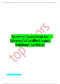 Renewal Assessment for Microsoft Certified Azure Solutions Architect Renewal_Assessment_for_Microsoft_Certified_Azure_Solutions_Architect the latest version 2023 question with verified answers Question 1 of 26 Your company is evaluating Azure Security Cen