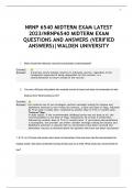 NRNP 6540 MIDTERM EXAM LATEST  2023/NRNP6540 MIDTERM EXAM  QUESTIONS AND ANSWERS (VERIFIED  ANSWERS)|WALDEN UNIVERSIT