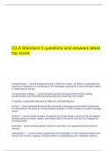 ICLA Standard II questions and answers latest top score.