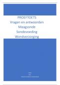 Proeftoets Maagsonde/sondevoeding/wondverzorging