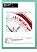Beroepsproduct en verantwoordingsverslag - Masterclass Leiderschap en Visie - Cijfer 7