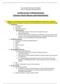 NURS 533 Exam 3 Objectives Cardiovascular Pathophysiology: Coronary Heart Disease and Hypertension
