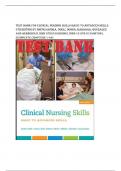 TEST BANK for Clinical Nursing Skills Basic to Advanced Skills 9th Edition by Smith Sandra, Duell