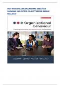 Test Bank for Organizational Behavour Canadian 3rd Edition Colquitt LePine Wesson Gellatly