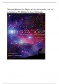 Solution Manual for Explorations An Introduction to Astronomy 7th Edition by Arny Schneider