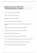 Engineering and Chemical Thermodynamics Chapter 1 exam questions and 100% correct answers 