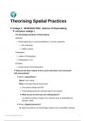 Samenvatting -  Theorising Spatial and Environmental Challanges (Active Recall Method) - MAN-BCU2036
