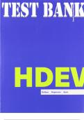 TEST BANK for HDEV 4th Canadian Edition by  Spencer Rathus & Laura Berk