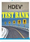 Test Bank For HDEV 6th Edition Human Lifespan Development by Rathus 