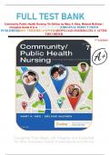 FULL TEST BANK Community Public Health Nursing 7th Edition by Mary A. Nies, Melanie McEwen | Complete Guide