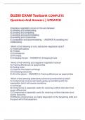 BU288 EXAM Testbank COMPLETE Questions And Answers | UPDATED