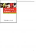 Foodservice Management Principles and Practices 12th Edition By Monica Theis - Test Bank