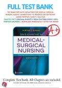 Test Bank for Davis Advantage for Medical Surgical Nursing: Making Connections to Practice / Edition 2 | 9780803677074 | All Chapters with Answers and Rationals