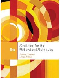 Officiele E-Book Statistics for the Behavioral Sciences 9th Edition - Gravetter & Wallnau