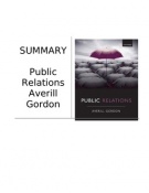 Public Relations - Averill Elizabeth Gordon