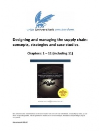 Designing and Managing the supply chain: concepts, strategies and case studies. Simchi-Levi, Kaminsky & Simchi-Levi