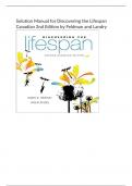Solution Manual for Discovering the Lifespan Canadian 2nd Edition by Feldman and Landry