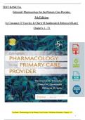 Edmunds' Pharmacology for the Primary Care Provider, 5th Edition TEST BANK by Constance G Visovsky, All Chapters 1 - 14, Complete Newest Version