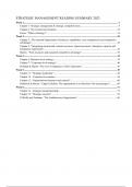 Strategic Management Readings summary UvA 6012B0430Y