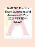 JAMF 100 Practice Exam Questions and Answers (2023 – 2024 VERSION) NEW!!!