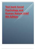 Test bank Social Psychology and Human Nature Brief 4th Edition.pdf