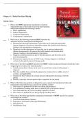 Test Bank For Physical Rehabilitation 7th Edition Susan B. O’Sullivan Chapter 1-32 | Complete Guide 2023