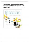 Test Bank for Discovering the Lifespan  Canadian 2nd Edition by Feldman and  Landry ISBN