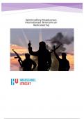 Samenvatting internationaal terrorisme en radicalisering + uitwerking weekopdrachten