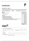 AQA GCSE BIOLOGY F Foundation Tier Paper 1F 8461-1F-QP-Biology-G-16May23
