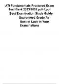 ATI Fundamentals Proctored Exam  Test Bank 2023/2024.pdf-1.pdf Best Examination Study Guide Guaranteed Grade A+