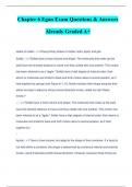Chapter 6 Egan Exam Questions & Answers Already Graded A+
