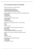 ICE 2 EXAM QUESTIONS AND ANSWERS