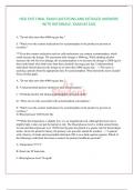 HESI EXIT FINAL EXAM QUESTIONS AND DETAILED ANSWERS WITH RATIONALE: EXAM #2 EAQ 