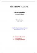 Solutions for Microeconomics Canada in the Global Environment, 11th Edition Parkin (All Chapters included)