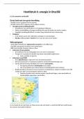 Mavo 3 - aardrijkskunde- hoofdstuk 6 energie in Brazilië - samenvatting- de geo 