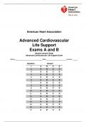 Advanced Cardiovascular Life Support (ACLS) Exams A and B 2023 A+