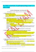 Nur2063 essentials of pathophysiology exam 2 re view sheet Essentials of Pathophysiology – Exam #2 Review Sheet Covers Modules 4, 5, and 6 – Chapters 27, 28, 29, 31, 33, 34, 36, 37, 38, 40, 41