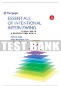 Test Bank For Essentials of Intentional Interviewing: Counseling in a Multicultural World - 3rd - 2016 All Chapters - 9781305087330