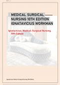 MEDICAL SURGICAL NURSING 10TH EDITION IGNATAVICIUS WORKMAN.