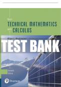 Test Bank For Basic Technical Mathematics with Calculus 11th Edition All Chapters - 9780134437736