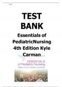 ESSENTIALS OF PEDIATRIC NURSING 4TH EDITION KYLE CARMAN TEST BANK CHAPTER 19 NURSING CARE OF THE CHILD WITH AN ALTERATION IN PERFUSION/CARDIOVASCULAR DISORDER