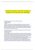 CompTIA Security+ Sy0-601 Chapter 11 questions and answers well illustrated.