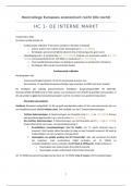 Hoorcollege-aantekeningen EU-recht (JUR-3EURECO)