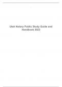 Utah Notary Public Study Guide and Handbook 2023