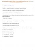 NR-326:| NR 326 MENTAL HEALTH NURSING –LITHIUM ADVERSE EFFECTS QUESTIONS WITH 100% SOLUTIONS / VERIFIED ANSWERS