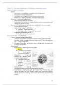 Peace Research and Conflict Management - Summary and notes class 12