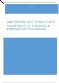 Introduction to VLSI Systems A Logic Circuit and System Perspective 1st Edition Lin Solutions Manual